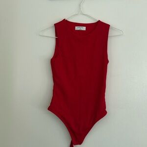 Aritzia Babaton Red Body Suit | XS